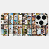 Eenvoudige moderne fotocollage Case-Mate iPhone case (Achterkant (horizontaal))