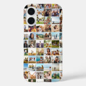 Eenvoudige moderne fotocollage Case-Mate iPhone case (Achterkant)