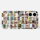 Eenvoudige moderne fotocollage Case-Mate iPhone case (Achterkant (horizontaal))