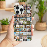 Eenvoudige moderne fotocollage iPhone 16 pro max hoesje<br><div class="desc">Creëer uw eigen gepersonaliseerde fotocollage iPhone-hoesje met uw favoriete afbeeldingen.</div>