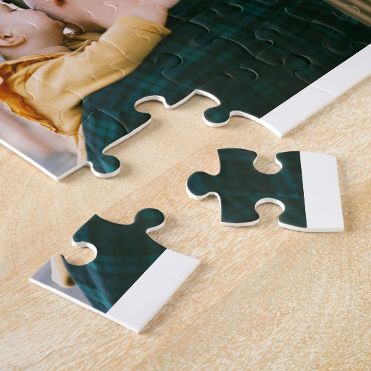 Eenvoudige moderne fotocollage legpuzzel (Zijkant)