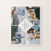 Eenvoudige moderne fotocollage legpuzzel (Verticaal)