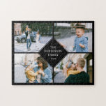 Eenvoudige moderne fotocollage legpuzzel<br><div class="desc">Eenvoudige fotocollage.</div>