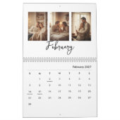 Eenvoudige Moderne Fotokalender Kalender (Feb 2027)
