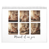 Eenvoudige Moderne Fotokalender Kalender (Hoes)