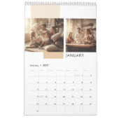 Eenvoudige Moderne Fotokalender  Kalender (Jan 2027)