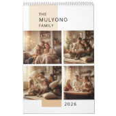 Eenvoudige Moderne Fotokalender  Kalender (Hoes)