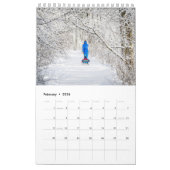 Eenvoudige moderne fotoserie 2022 kalender (Feb 2026)