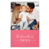 Eenvoudige moderne fotoserie 2022 kalender (Hoes)