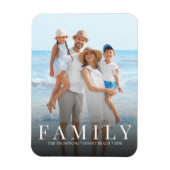 Eenvoudige, moderne fotoserie minimalistisch aange magneet (Verticaal)