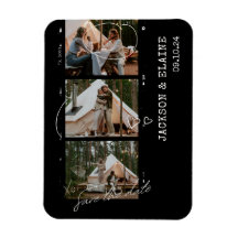 Eenvoudige Moderne Fotostrip Save the Date