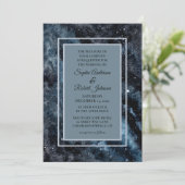 Eenvoudige moderne galaxy Space Stars Wedding Invi Kaart (Staand voorkant)