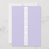 Eenvoudige, moderne, gedurfde typografie, fotobrui save the date (Achterkant)