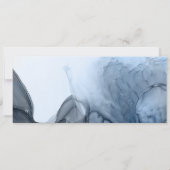 Eenvoudige moderne geïllustreerde huwelijkstijdlij kaart (Achterkant)