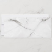 Eenvoudige moderne geïllustreerde huwelijkstijdlij kaart (Achterkant)