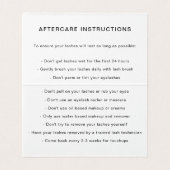 Eenvoudige moderne geluidswaanzin visitekaartje (Binnenkant ongevouwen)