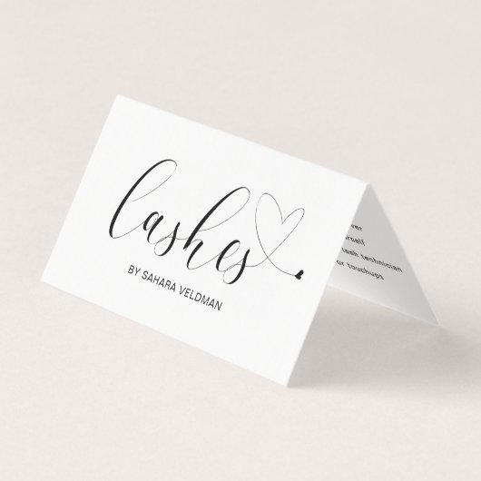 Eenvoudige moderne geluidswaanzin visitekaartje (Voorkant)