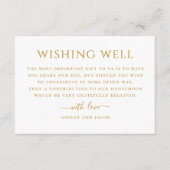 Eenvoudige moderne geometrische bruiloft die goed informatiekaartje (Voorkant)