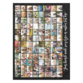 Eenvoudige moderne gepersonaliseerde 96 foto colla tafelkleed (Voorkant)