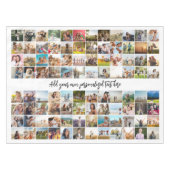 Eenvoudige moderne gepersonaliseerde 96 foto colla tafelkleed (Voorkant (Horizontaal))