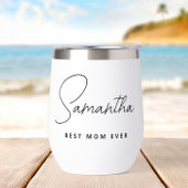 Eenvoudige moderne gepersonaliseerde beste moeder 