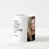 Eenvoudige moderne gepersonaliseerde BFF beste vri Koffiemok (Center)