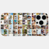 Eenvoudige moderne gepersonaliseerde fotocollage Case-Mate iPhone case (Achterkant (horizontaal))