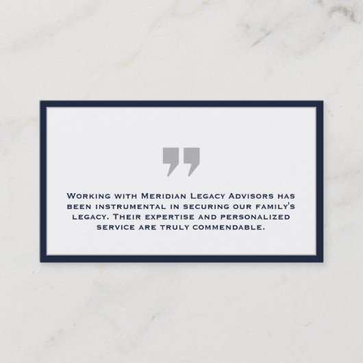 Eenvoudige moderne getuigenis visitekaartje (Voorkant)