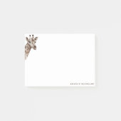 Eenvoudige, moderne Giraffe op maat Post-it® Notes (Voorkant)