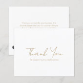 Eenvoudige, moderne Gold Budget Business - Harteli (Voorkant / Achterkant)