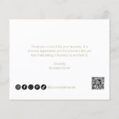 Eenvoudige, moderne Gold Budget Business - Harteli (Achterkant)