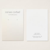 Eenvoudige, moderne, Gold Earning-schermkaart Visitekaartje (Voorkant /achterkant)