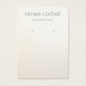 Eenvoudige, moderne, Gold Earning-schermkaart Visitekaartje (Voorkant)