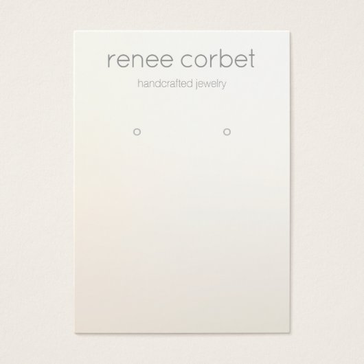 Eenvoudige, moderne, Gold Earning-schermkaart Visitekaartje (Voorkant)