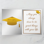 Eenvoudige, moderne Gold Silver Kaart (Binnen)