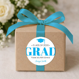 Eenvoudige Moderne GRAD Afstudeercadeau Sticker