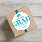 Eenvoudige Moderne GRAD Afstudeercadeau Sticker