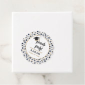 Eenvoudige Moderne Graduation Party Bedankjes Labels (In situ)