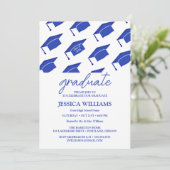 Eenvoudige Moderne Graduation Party Kaart (Staand voorkant)