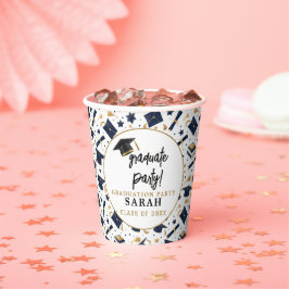 Eenvoudige Moderne Graduation Party Papieren Bekers