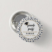 Eenvoudige Moderne Graduation Party Ronde Button 3,2 Cm (Voorkant /achterkant)