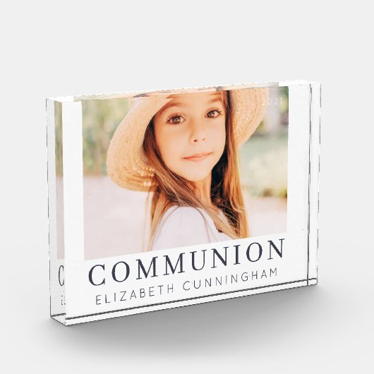 Eenvoudige moderne grafische aangepaste eerste med fotoblokken (Links)