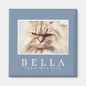 Eenvoudige moderne grafische aangepaste fotofeestd magneet (Voorkant)