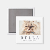 Eenvoudige moderne grafische aangepaste fotofeestd magneet (Voorkant / Achterkant)