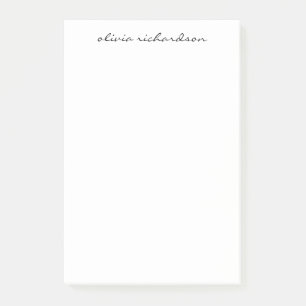 Eenvoudige moderne grafische handgeschreven script post-it® notes