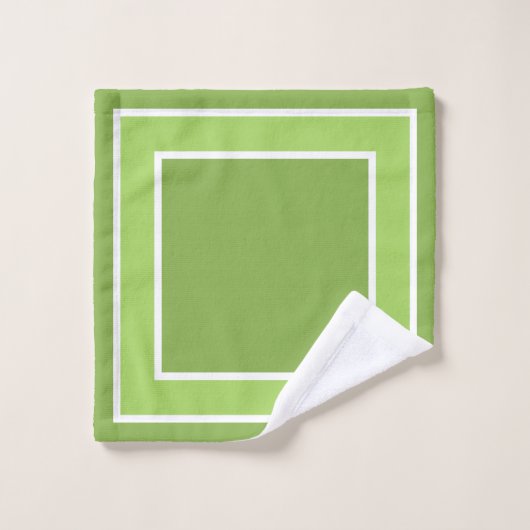 Eenvoudige moderne Greenery Bad Handdoek (Wasdoekje)