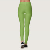 Eenvoudige moderne Greenery Leggings (Achterkant)