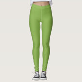 Eenvoudige moderne Greenery Leggings (Voorkant)