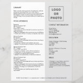 Eenvoudige moderne grijze Afstudeerder hervatten C (Voorkant)