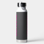 Eenvoudige Moderne Grijze Leraar Waterfles (Links)